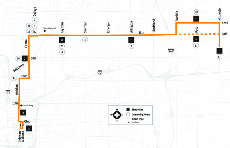 38d Route: Schedules, Stops & Maps - Burlington Road (Updated)