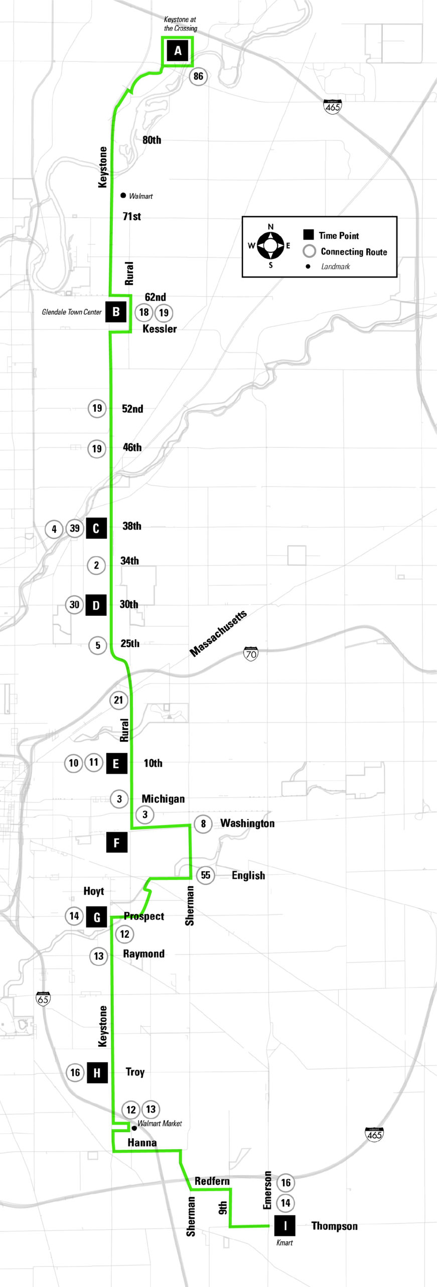 26 - Keystone Crosstown - IndyGo