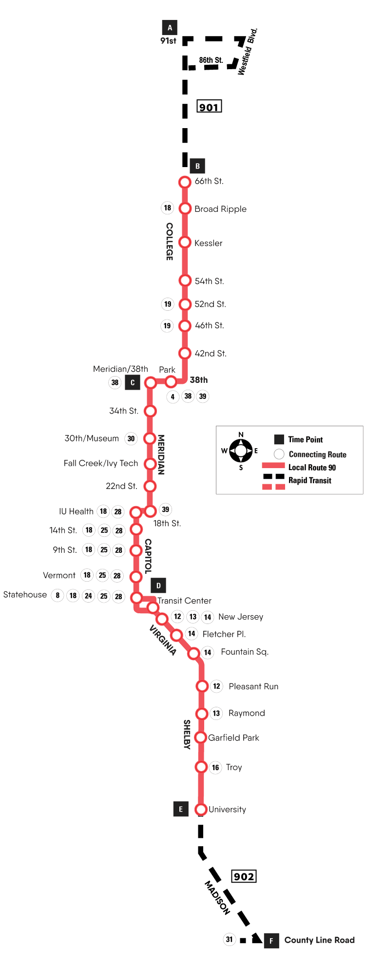 90 - Red Line - IndyGo