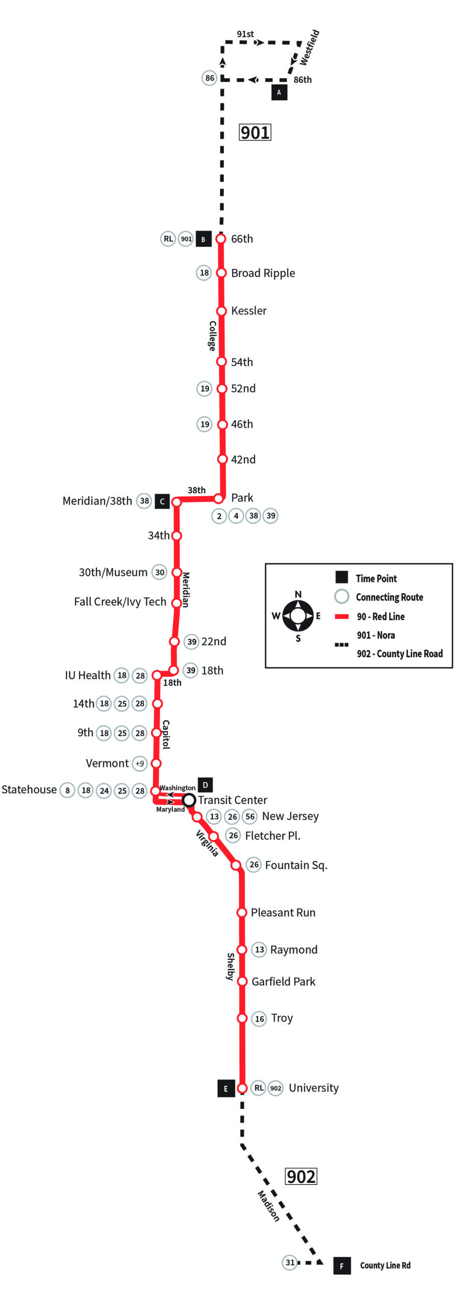 90 - Red Line - IndyGo