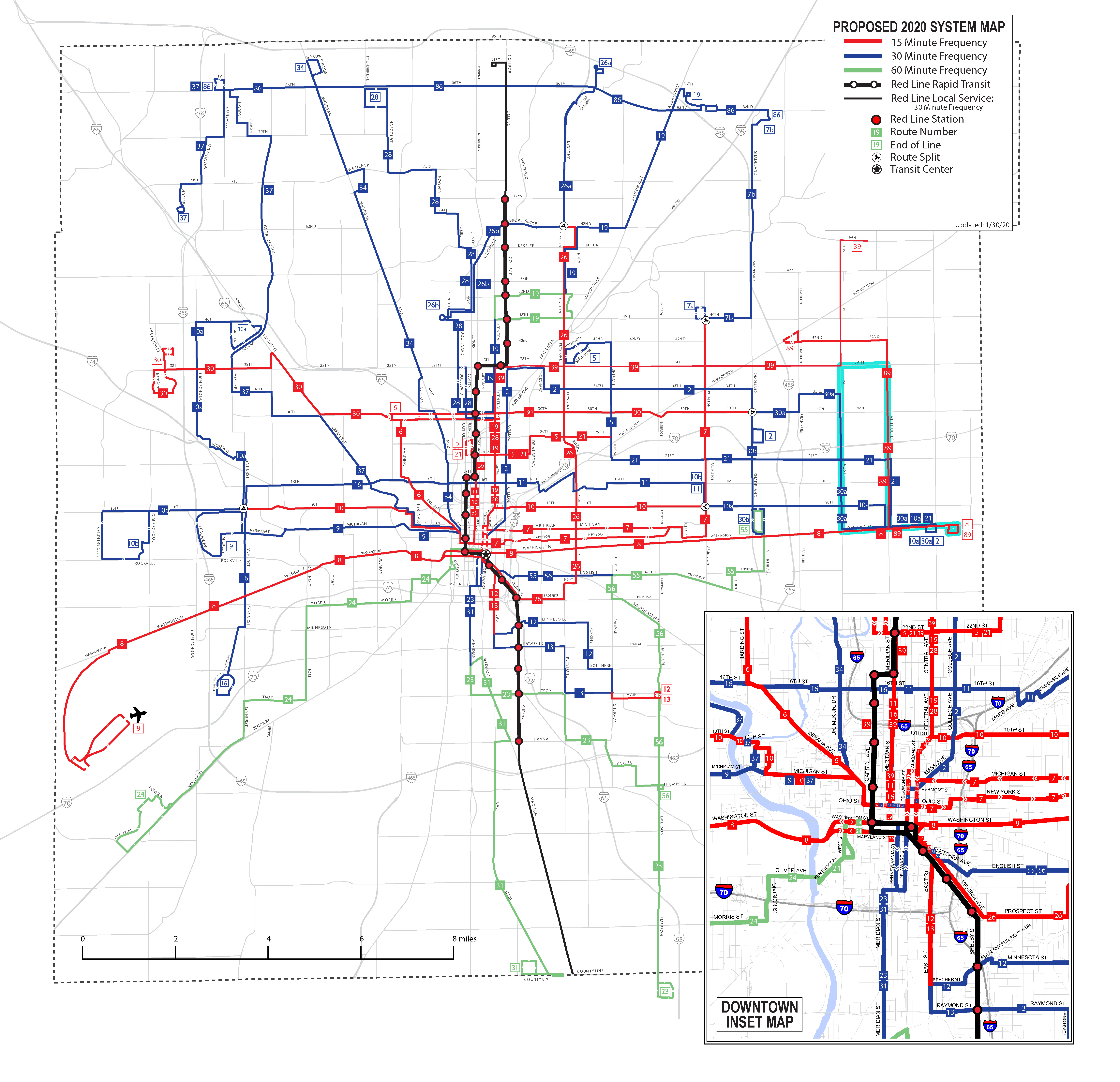 Upcoming Route Changes - IndyGo