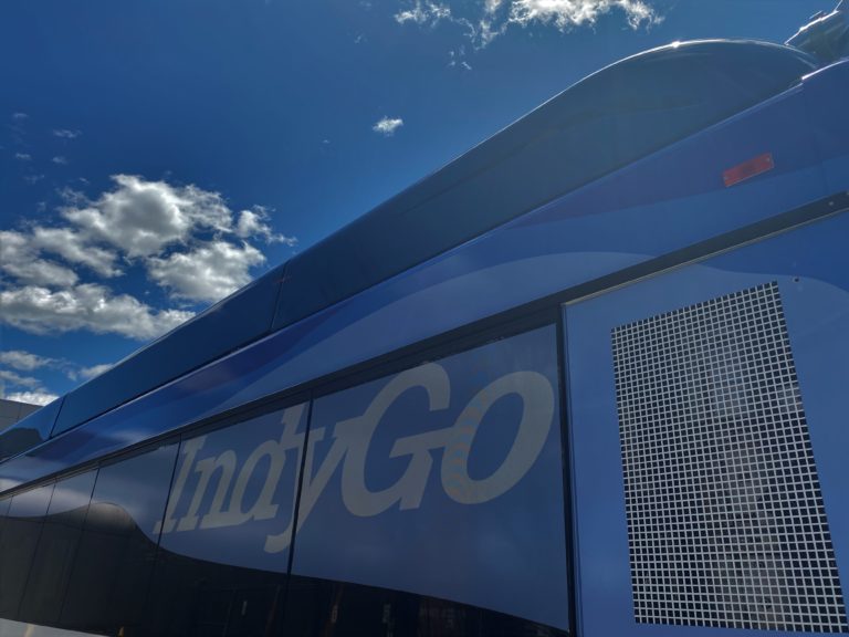 Indygo Bus and the sky