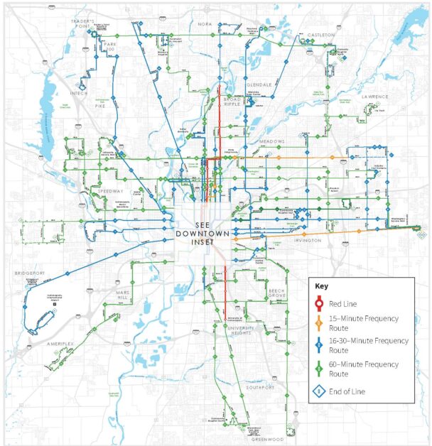 Indygo System Map - Indygo